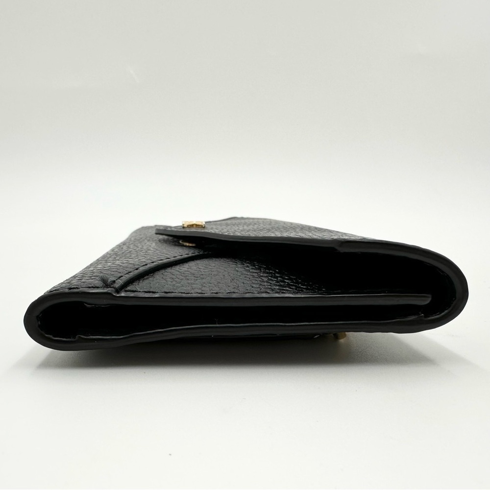 Michael Kors Black Leather Slim Trifold Envelope Wallet - Picture 5 of 11